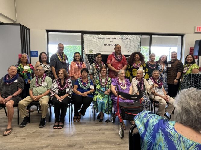 Maui County names 2026 Outstanding Older American Male and Female award winners